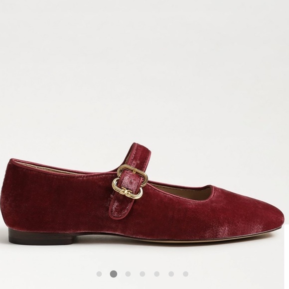 NWT Sam Edelman Michaela Mary Jane Flat in Raspberry - Picture 3 of 9